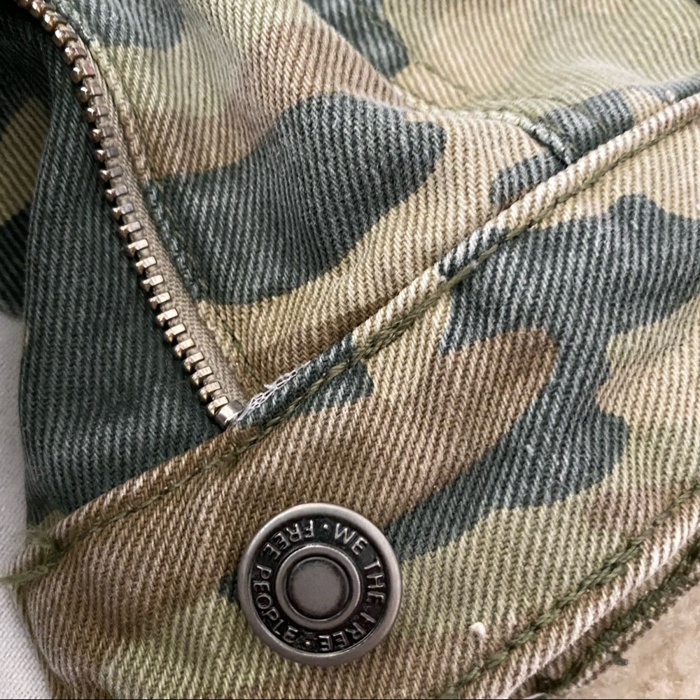 Free people we the free camo fatigue high waisted - Picture 9 of 9